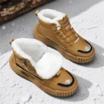 Men’s Winter Snow Boots – Warm Plush High-Top Casual & Outdoor Boots - Image 3
