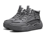 Men’s Winter Snow Boots – Warm Plush High-Top Casual & Outdoor Boots