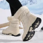 Women’s Waterproof Winter Snow Boots – Warm Long Velvet Outdoor Cold-Weather Boots - Image 7