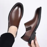 Men’s Italian Formal Leather Oxford Shoes – Business Office and Wedding Wear - Image 3