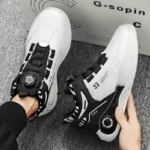 Men’s Outdoor Sneakers – Comfortable Non-Slip Lace-Up Shoes with Rotating Buckle - Image 5