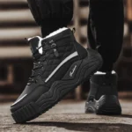 Men’s Winter Snow Boots – Warm Plush High-Top Casual & Outdoor Boots - Image 7