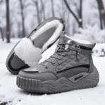 Men’s Winter Snow Boots – Warm Plush High-Top Casual & Outdoor Boots - Image 2