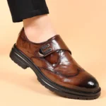 Men’s British-Style Oxford Leather Shoes – Thick-Soled Formal Loafers - Image 3