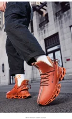 Men’s Winter Boots – Warm, Waterproof, Non-Slip Plush Sneakers - Image 2