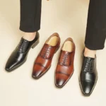 Premium Italian Men’s Leather Dress Shoes – Handmade Oxford and Derby for Business and Weddings - Image 3