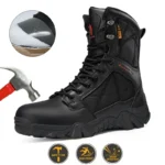 Men’s High-Top Safety Boots – Steel Toe, Waterproof & Non-Slip Work Shoes - Image 3