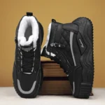 Men’s Winter Snow Boots – Warm Plush High-Top Casual & Outdoor Boots - Image 4