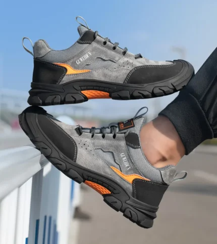 Men’s Safety Work Shoes – Lightweight Anti-Puncture Plastic Toe Boots