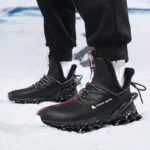 Men’s Winter Boots – Warm, Waterproof, Non-Slip Plush Sneakers - Image 4