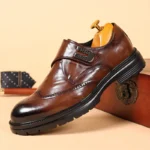 Men’s British-Style Oxford Leather Shoes – Thick-Soled Formal Loafers - Image 2
