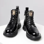 Men’s British-Style Leather Ankle Boots – Fashionable Business & Work Winter Boots - Image 6