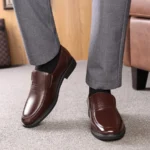 Men’s Leather Dress Shoes – Pointed Toe Business Oxfords - Image 5