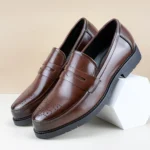 Men’s British-Style Leather Oxford Loafers – Formal, Non-Slip Business & Dress Shoes - Image 2