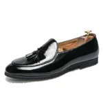 Men’s Handmade Tassel Loafers – Leather Business & Driving Shoes - Image 6