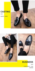 Men’s Handmade Tassel Loafers – Leather Business & Driving Shoes - Image 7