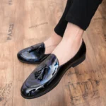 Men’s Handmade Tassel Loafers – Leather Business & Driving Shoes - Image 5