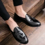 Men’s Handmade Tassel Loafers – Leather Business & Driving Shoes - Image 4