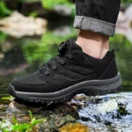 Men’s Outdoor Sports Shoes – Anti-Slip Hiking Shoes with Rotating Buckle - Image 5