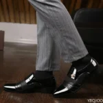 Men’s Slip-On Leather Oxford Shoes – Classic Business & Dress Wear - Image 4
