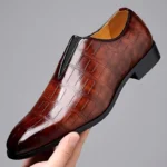 Men’s PU Leather Business Loafers – Comfortable Classic Casual Shoes - Image 2
