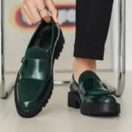 Men’s Leather Loafers – Thick-Soled Business & Casual Slip-On Shoes - Image 5
