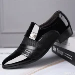 Men’s Slip-On Leather Oxford Shoes – Classic Business & Dress Wear - Image 3