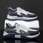 Men’s Thick Sole Sneakers – Lace-Up Outdoor Running Shoes - Image 5