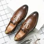 Men’s Leather Loafers – Comfortable Slip-On Boat Shoes for Casual Wear
