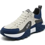Men’s Thick Sole Sneakers – Lace-Up Outdoor Running Shoes - Image 2