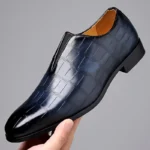 Men’s PU Leather Business Loafers – Comfortable Classic Casual Shoes - Image 3