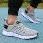 Summer Mesh Running Shoes for Men Breathable Soft Sole Casual Sneakers - Image 2