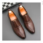 Men’s Height-Increasing Leather Dress Shoes – Business and Wedding Wear