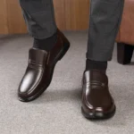 Men’s Handmade Genuine Leather Loafers – Slip-On Business & Casual Shoes - Image 4