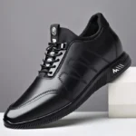 Men’s Height-Increasing Leather Sneakers – Daily Casual & Fashion Shoes - Image 2