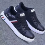 Men’s Casual Sneakers – Lightweight Breathable PU Leather Shoes - Image 6