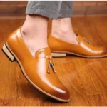 Men’s Luxury Leather Oxford Shoes – Formal Office, Wedding, and Dress Loafers - Image 2