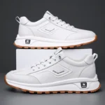 Men’s Genuine Leather Casual Shoes – Thick Sole Outdoor Oxford Style