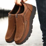 Men’s Casual Loafers – Breathable Retro Flat Sneakers - Image 2