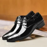 Men’s Black Leather Oxford Shoes – Formal, Business & Wedding Wear