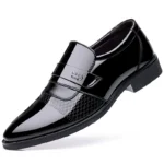 Luxury Men’s Leather Brogue Oxford Shoes – Retro Carved Lace-Up Dress Shoes - Image 6