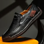 Men’s Leather Loafers – Handmade Breathable Slip-On Driving Shoes - Image 5