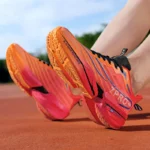 Men and Women’s Carbon Plate Running Sneakers Breathable Anti-Slip Sports Shoes - Image 4