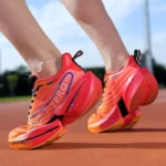 Men and Women’s Carbon Plate Running Sneakers Breathable Anti-Slip Sports Shoes - Image 3
