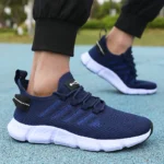 Summer Mesh Running Shoes for Men Breathable Soft Sole Casual Sneakers