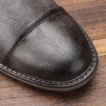 Men’s Leather Ankle Boots Casual Brand Footwear for Daily Wear - Image 3