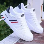 Men’s Casual Sneakers – Lightweight Breathable PU Leather Shoes - Image 5