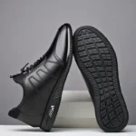 Men’s Height-Increasing Leather Sneakers – Daily Casual & Fashion Shoes - Image 4