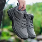 Men’s Outdoor Sports Shoes – Anti-Slip Hiking Shoes with Rotating Buckle - Image 2