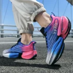 Men and Women’s Carbon Plate Running Sneakers Breathable Anti-Slip Sports Shoes - Image 5